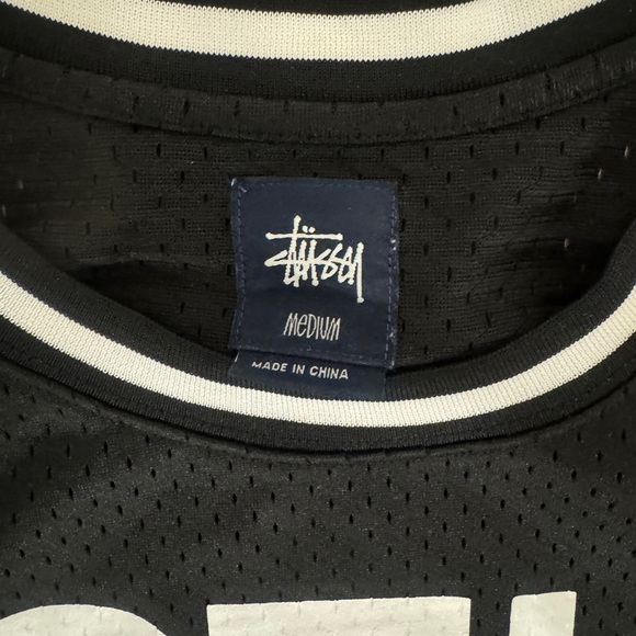Stussy International Mens Medium Black Basketball Jersey from their 2013 release - Picture 3 of 7